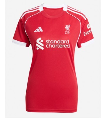 Liverpool Virgil van Dijk #4 Hjemmebanetrøje Dame 2025-26 Kortærmet